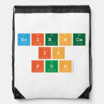 Science
 is
 fun  Drawstring Backpack