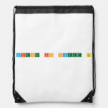 Science is sweet as  Drawstring Backpack
