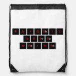 Periodic
 Table
 Writer  Drawstring Backpack