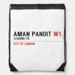 Aman pandit  Drawstring Backpack