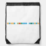 Happy Birthday Meaghan  Drawstring Backpack