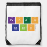 frogs
 rains  Drawstring Backpack