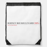 Rodney Boi Boulevard  Drawstring Backpack