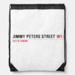 JIMMY PETERS Street  Drawstring Backpack