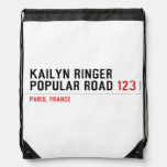 Kailyn ringer Popular road  Drawstring Backpack