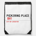 PICKERING PLACE   Drawstring Backpack