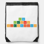 Los 
 Leones 
 cientificos   Drawstring Backpack