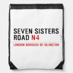 Seven Sisters Road  Drawstring Backpack