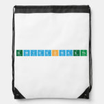 gwyddoniaeth  Drawstring Backpack