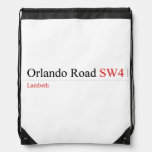 Orlando Road  Drawstring Backpack
