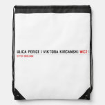 Ulica Perice i Viktora Kirčanski  Drawstring Backpack