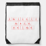 Periodic
 Table
 Writer  Drawstring Backpack