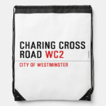 Charing Cross Road  Drawstring Backpack