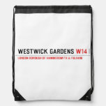 Westwick Gardens  Drawstring Backpack
