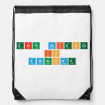 Earth Science 
 is 
 Awesome  Drawstring Backpack