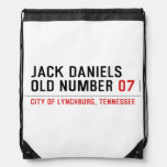 Jack Daniels Old Number  Drawstring Backpack