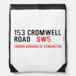 153 CROMWELL ROAD    Drawstring Backpack