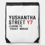 Yushantha  Street  Drawstring Backpack