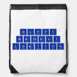 Happy 
 Birthday
 Christine  Drawstring Backpack