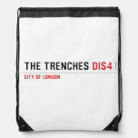 THE TRENCHES  Drawstring Backpack