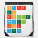 haner
 en
 rolle
 model
 for
 andre  Drawstring Backpack