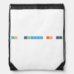 Ms. Calzada is Lit   Drawstring Backpack