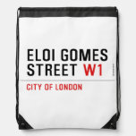 ELOI GOMES Street  Drawstring Backpack