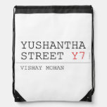 Yushantha  Street  Drawstring Backpack
