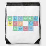 Welcome  back to School   Drawstring Backpack