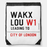 WAKX LOU  Drawstring Backpack
