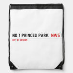 No 1 Princes Park   Drawstring Backpack