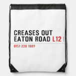 Creases Out Eaton Road  Drawstring Backpack