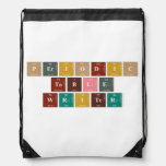 Periodic
 Table
 Writer  Drawstring Backpack