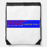 tyrique sanchez gilbert,  abdi khadar and  layth alhakim!!!  Drawstring Backpack