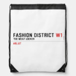 Fashion District  Drawstring Backpack