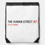 The Karan street  Drawstring Backpack