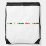 Rest in Peace Neil Peart  Drawstring Backpack