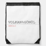 VOLKAN%GÖNÜL  Drawstring Backpack