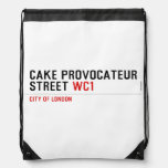 CAKE PROVOCATEUR  STREET  Drawstring Backpack
