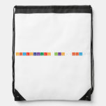 hidrocarburo policíclico   Drawstring Backpack