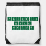 Periodic
 Table
 Writer  Drawstring Backpack