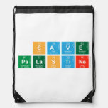 SAVE 
 PALASTINE  Drawstring Backpack