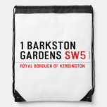 1 barkston gardens  Drawstring Backpack