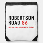 Robertson Road  Drawstring Backpack