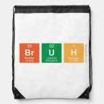 Bruh  Drawstring Backpack
