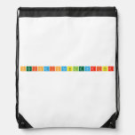 PeriodicTableWriter  Drawstring Backpack