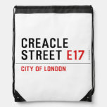 Creacle Street  Drawstring Backpack