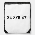 34 SYR 47  Drawstring Backpack