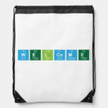 WELCOME  Drawstring Backpack