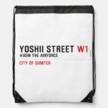 Yoshii Street  Drawstring Backpack